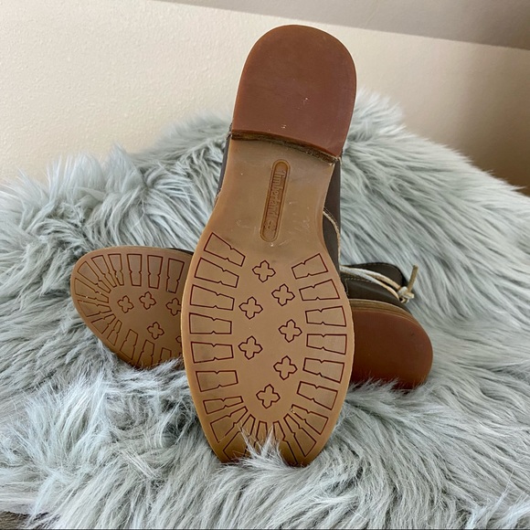 Timberland Earthkeepers Savill Hill Leather Lace Up Moto Ankle Boots Size 6 - Picture 11 of 14